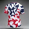 thumbnail image 4 of Zimjoy 2026 USA Soccer Jersey Shirts for Men Crewneck Short Sleeve Country Team Fan International Soccer T Shirts Retro Streetwear Top Light Blue 3XL, 4 of 5