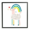 thumbnail image 2 of Stupell Industries Sweet Pastel Rainbow Sheep Hearts Simple Illustration, 12 x 12, Design by June Erica Vess, 2 of 5