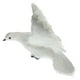 thumbnail image 1 of Figuras de esculturas de estatua de pájaros de palomas emdas decorativas para el hogar y el escritorio 4 Blanco Zulema Decoy Pigeon Artificial, 1 of 6