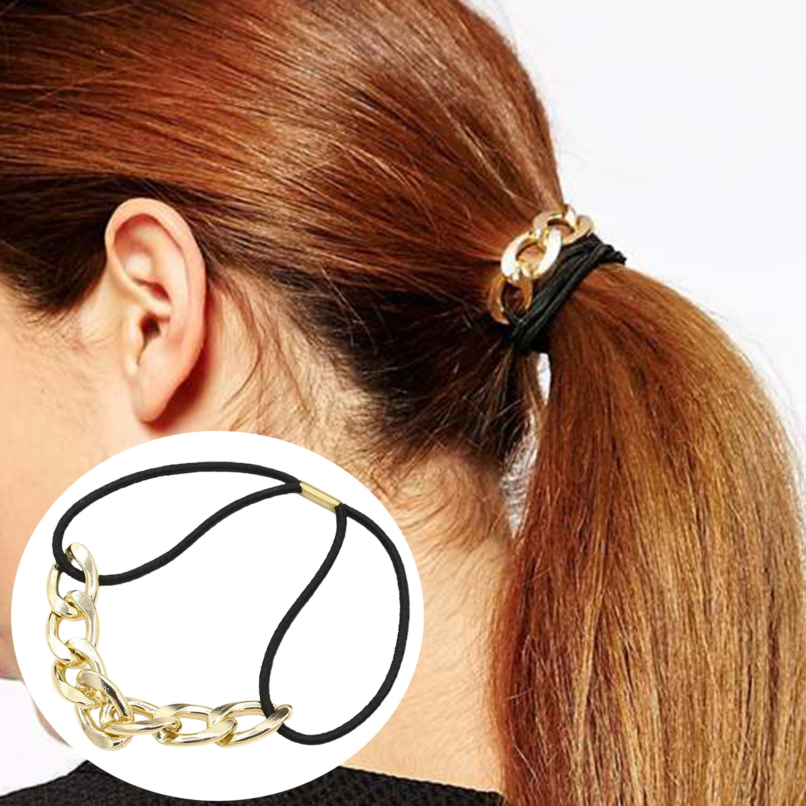 Women's Matte Sweet Heart-shaped Scrunchies Elastic Hair Ties Hair Rope Headwear