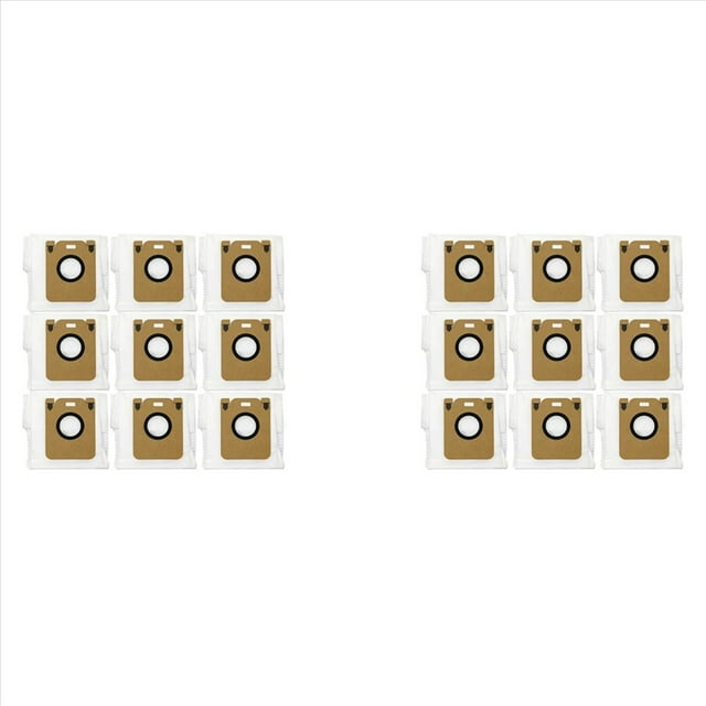 18X para Bot D10 Plus RLS3D Accesorios para Bolsas de Polvo Bolsas de Aspiradora Robot Piezas de Repuesto para Bolsas de Basura