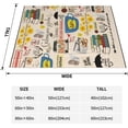 thumbnail image 7 of Soft Anti-Pilling Fleece Flannel Blanket, Cozy and Warm Throw Blanket for Sofa, Bed, Camping, Hypoallergenic & Wrinkle Resistant (50"x40"), 7 of 7