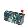 thumbnail image 2 of Bingfone France And Paris Magnetic Mailbox Cover Standard Size For Garden Yard Outdoor Decorations-21x18 In, 2 of 7