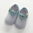 thumbnail image 2 of Siilsaa Kids Shoes First-Walking Shoes 1-4 Years Kid Shoes Trainers Soft Sole Non Slip Canvas Breathable Lightweight Slip-on Sneakers Outdoor Grey,6-12 Months, 2 of 4