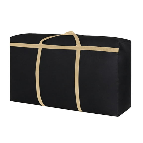 Btomtd Washable Storage Bags with Reinforced for Clothes and Quilt Construction Storage Solutions for Home Textiles, 230L, Black