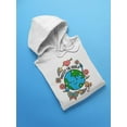 thumbnail image 3 of Protect The World Quote Hoodie Women -Image by Shutterstock, Female Medium, 3 of 4