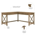 thumbnail image 4 of Pemberly Row Bureau en L 60W en Pin Récupéré - Bois d'Ingénierie, 4 of 8