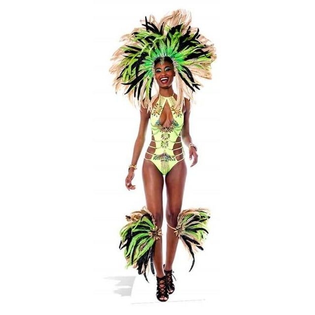 Mardi Gras Brésilien Bébé Carton Découpé Debout