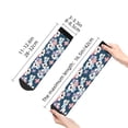 thumbnail image 4 of Pofeuu Flowers Print 30cm Socks, Adult Running Hiking Socks for Youth and Adult, 4 of 7