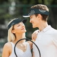 thumbnail image 7 of ZICANCN Sun Visors Hat for Women and Men, Bule Art Floral Background Beach Hats, Sports Hat for Golf Tennis Running, 7 of 7