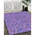 thumbnail image 2 of Ahgly Company Indoor Rectangle Patterned Violet Purple Novelty Area Rugs, Swatch Sample, 2 of 6