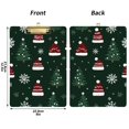 thumbnail image 5 of FORMRS Acrylic Clipboard with Low Profile Clip Standard A4 Letter Size, 12.5" x 9", Green Christmas Hats, 5 of 8