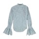 thumbnail image 1 of Blusa de encaje bar III para mujer azul grande, 1 of 2