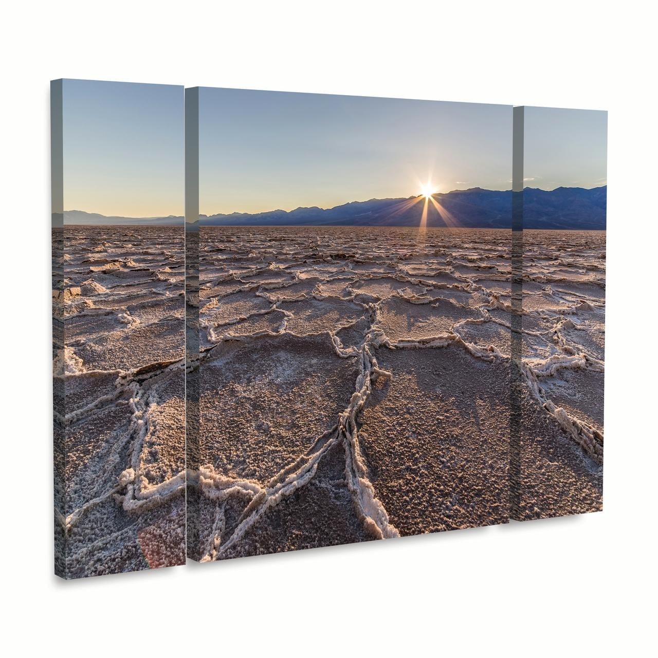 Trademark Fine Art 'Badwater Sunset' Canvas Art by Pierre Leclerc