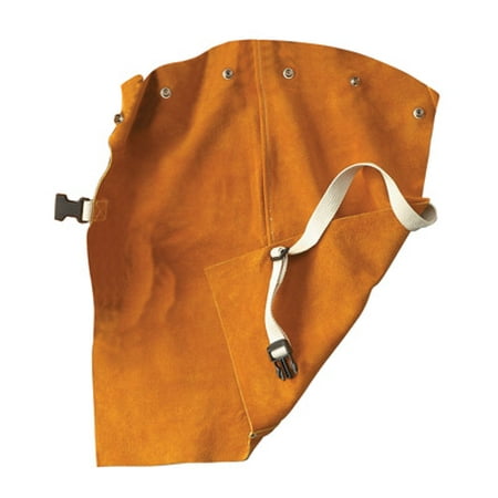 Radnor 14'' Bourbon Brown Premium Side Split Leather Bib With Snap Attachment And Side Release Buckle (Fits Cap Sleeves Small - X-Large)