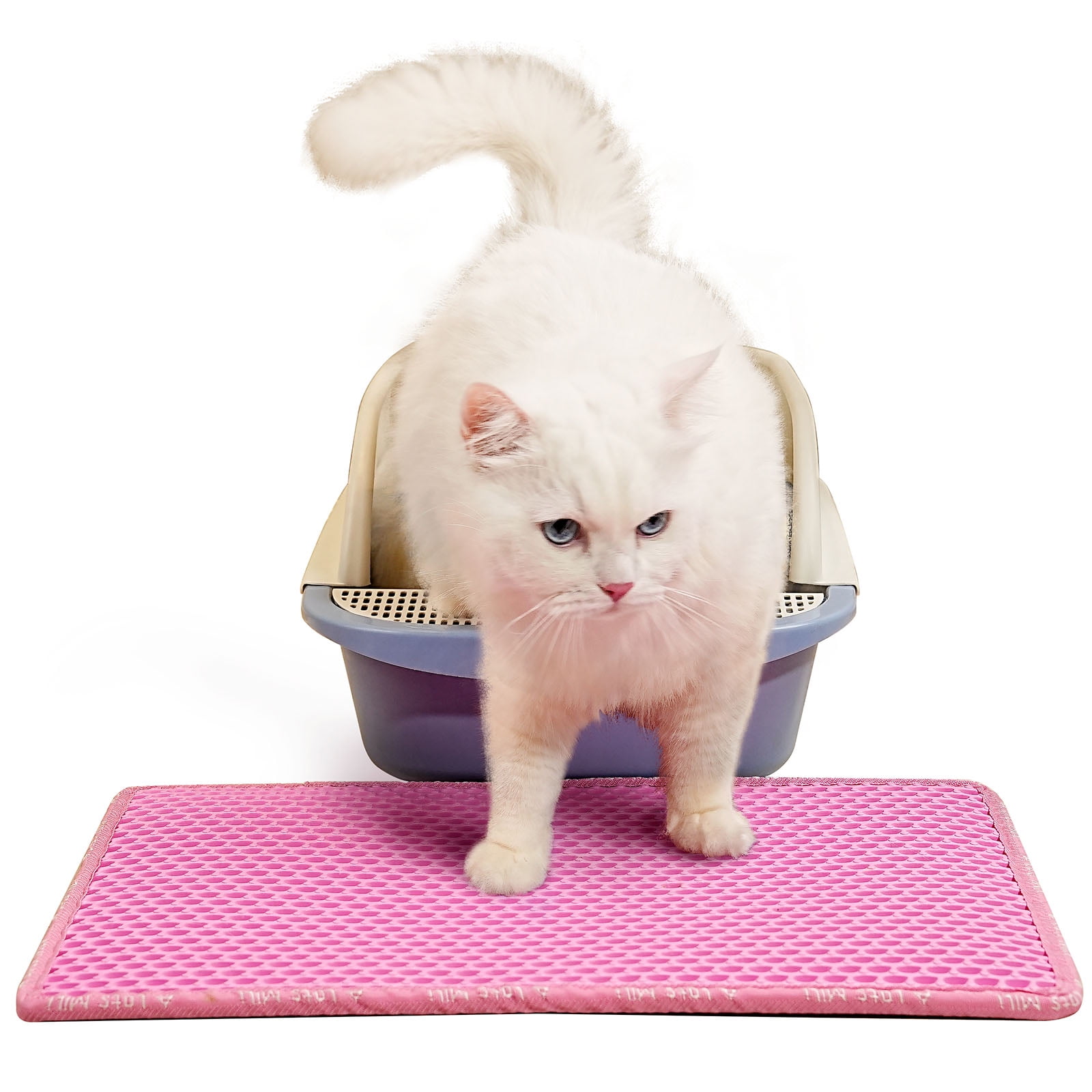 Litter Mat Cat Double Layer Waterproof Urine Proof Trapping Mat