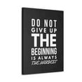 thumbnail image 2 of Inspirational Wall Art Beginning Is Always The Hardest Motivation Wall Decor for Home Office Gym Inspiring Success Quote Print Ready to Hang Unframed, 2 of 17