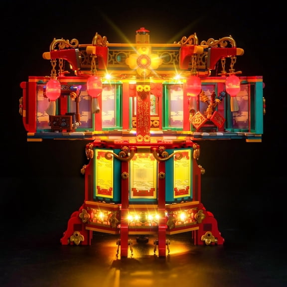Upgraded Led Light Kit Compatible with Lego Trotting Lantern Building Set, Lights Decoration Compatible with Lego 80116 (Model Not Included)