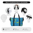thumbnail image 3 of Travel Duffle Bag Cute Gecko Lizard Travel Tote Bags Carry on Luggage Waterproof Weekender Bags with Top Handle Adjustable Shoulde Strap for Travel Gym, 3 of 5