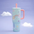 thumbnail image 6 of Zak Designs 30oz Care Bears Double Wall Stainless Steel Vaccuum Insulated Sutton Straw Tumbler, 6 of 10