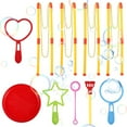 thumbnail image 3 of Plastic Colorful Giant Soap Bubbles Wands Set Kids Outdoor Toys Foam Maker, 3 of 9