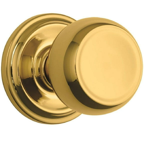 Brinks Home Security Stafford Passage,Polished Brass,Doorlock 23041-105