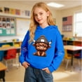 thumbnail image 6 of WAYUTE Girls Sweatshirts Cow Print Cute Hooded Sweatshirt for Boys Soft Pullover Kids Casual Hoodie with Pocket, 6 of 6