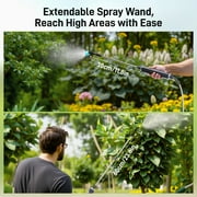 Garden Sprayer,GOCHIFIX 2.11 Gallon/8L Electric Backpack Sprayer with 4 Mist Nozzles,6 Spray Modes,Retractable Wand Adjustable Shoulder Strap for Lawn, Garden, Yard,Blue