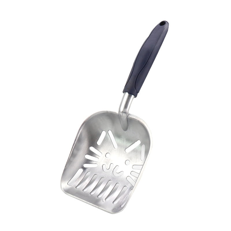 AkoaDa Cat Litter Box Scoop Scooper Kitty Sifter Deep Metal Shovel