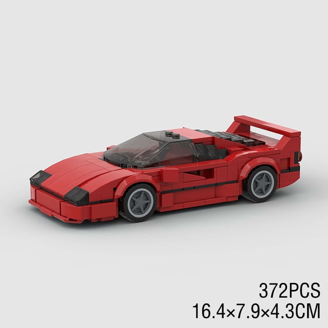 MOC Speed Champions Super Race Car F1 Great Vehicle Racing Model Building Blocks Bricks Sports Kits Sets City Technique Kids Toy