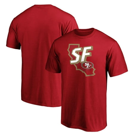 Men's Fanatics Branded Scarlet San Francisco 49ers Tricode State
