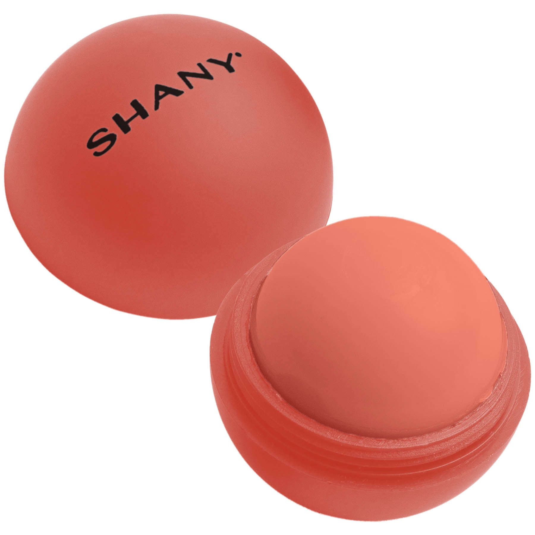 SHANY Lip Balm Sphere - Nourishing Hydrating Lip Balm Lip Care Infused with Shea Butter and Moisturizing Oils to Soothe and Repair Dry and Cracked Lips - Red