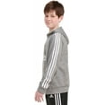 thumbnail image 3 of adidas Hoodie Fleece Lined Pullover with Functional Front Pouch Pocket (Gray, L), 3 of 3