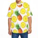thumbnail image 2 of Camisas De Franela Para Hombre Hombres Moda Primavera Verano Casual Manga corta Turndown Neck Impreso Camisetas Top Blusa (White, 4XL), 2 of 6