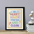 thumbnail image 3 of Designs ByLITA Cold Heart, But Fresh And Clean, 5 x 7 Wall Print (Unframed) | Funky Home Décor, 3 of 6