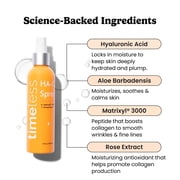 Timeless Skin Care HA Matrixyl 3000 with Orange Spray - Skin Mist with Hyaluronic Acid - Fragrance-Free Hydrating Face Spray - Soothing Matrixyl Skin Care Mist - 4 fl oz
