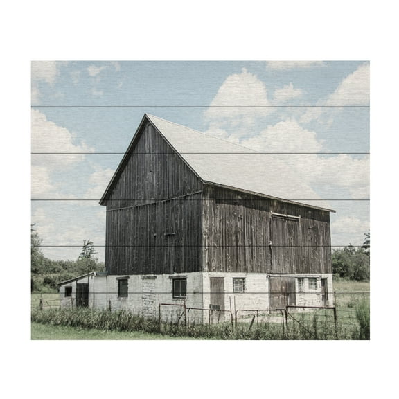 Elizabeth Urquhart 'Weathered IV' Wood Slat Art 18x22