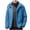 Blue, variant on Men's Winter Skiing Jackets Windproof Water Resistant Fleece Lined Coats Insulated thermal Snowboard Jacket Outwear Parka Raincoat with Detachable Hood and Zipper Pocket Big and Tall Size M-5XL Dark