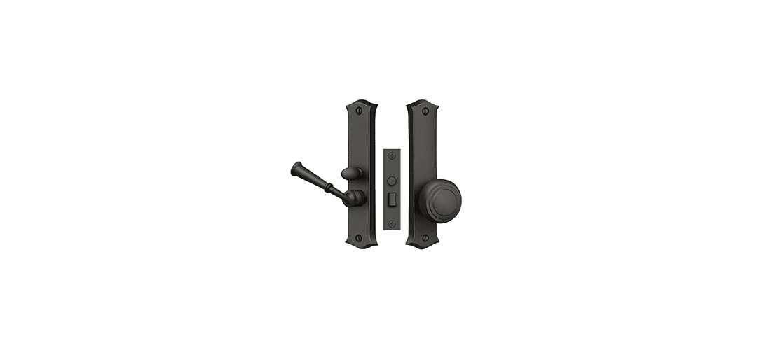 Deltana SDL688U10B Storm Door Latch; Classic; Mortise Lock; Oil Rubbed Bronze Finish