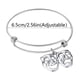 thumbnail image 3 of Fiudx Pulsera, Elegante Brazalete Actor, Pulsera Resistiva de Acero Inoxidable, Dire Eslabón de Diámetro Ajustable, Accesorio de Moda para Ambos, Ideal para Regalar., 3 of 6
