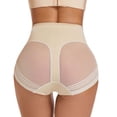 thumbnail image 3 of Chbgutlmr Womens Underwear High Waist Mesh Patchwork Full Coverage Shapewear Panties Comfy Stretch Breathable Briefs, 3 of 4
