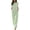 04#Light Green, variant on Women's summer one-piece set, round neck sleeveless wide-leg pants set, jumpsuit with pockets