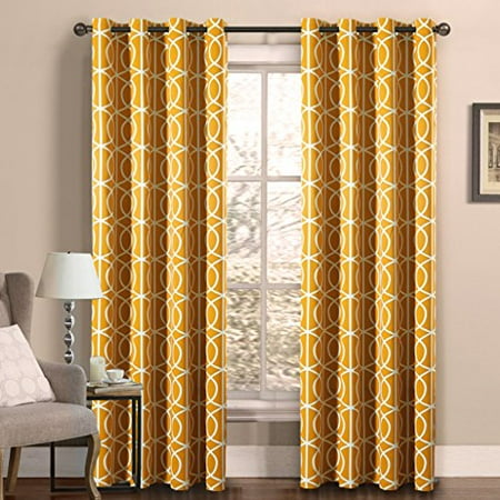 Thermal Insulated Blackout Curtains 52 W X 63 L Slub Twilight