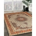 thumbnail image 3 of Ahgly Company Machine Washable Indoor Rectangle Traditional Dark Sienna Brown Area Rugs, 3' x 5', 3 of 7