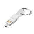 thumbnail image 1 of un Cble Lightning Court Blanc Porte-cls Usb C Cble De Charge Multiple Pour Iphone Android Cble De Chargeur Portable Magntique Pour Samsung Galaxy, 1 of 5