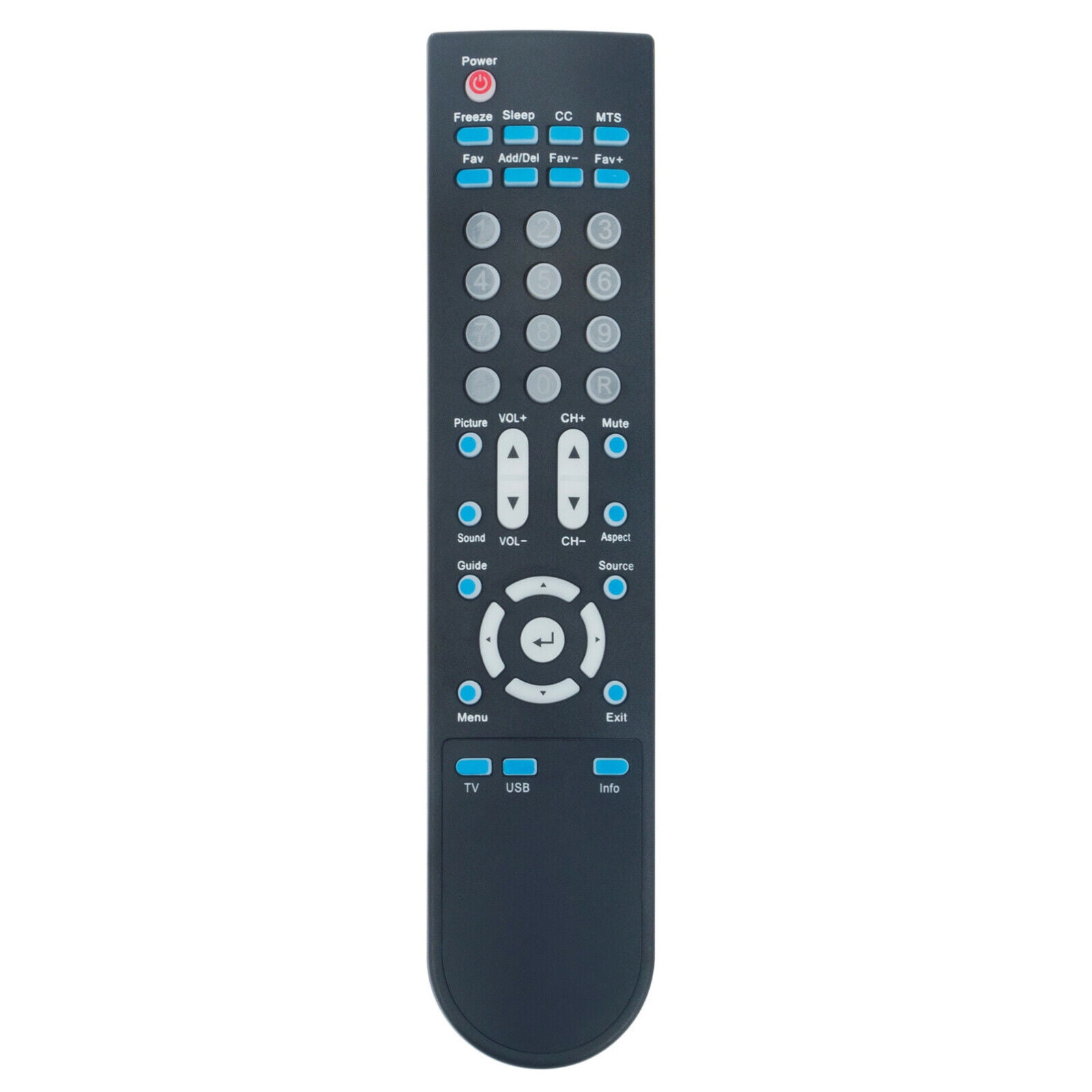 New Replacement Remote Control fit for Sceptre TV H425BVFHD X420BVFHD