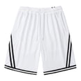 thumbnail image 3 of EOYWHK Mens Gym Shorts with Pockets Quick Dry Breathable Relaxed Fit Workout Shorts for Men Soft Lightweight Breathable for Workout Training White, Size M, 3 of 6