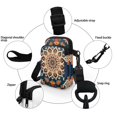 thumbnail image 5 of HELLHERO Cow Sunflowers Travel Crossbody Purse Polyester Leakproof Sling Bag for Outdoor Travel, 5 of 7