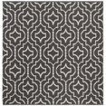 thumbnail image 6 of SAFAVIEH Montauk Raeyln Geometric Cotton Area Rug, Dark Grey/Ivory, 6' x 6' Square, 6 of 10