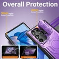 thumbnail image 5 of FITO For Samsung Galaxy S24 Ultra Case, Phone Case with Screen Protector and Kickstand (Purple), 5 of 7